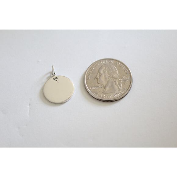 Sterling Silver Find Your True North Compass Charm, Find Your True North Charm - Picture 5 of 5